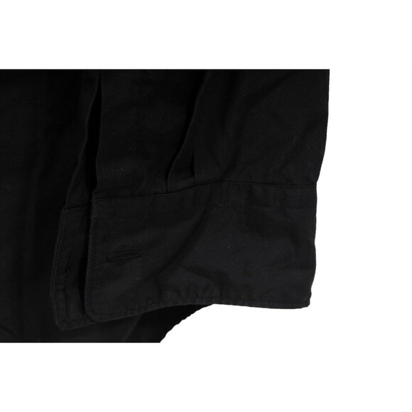 Comme Des Garcons CDG Mens 1986 ete Staff Button Down Shirt XL Black Cotton - Picture 4 of 8